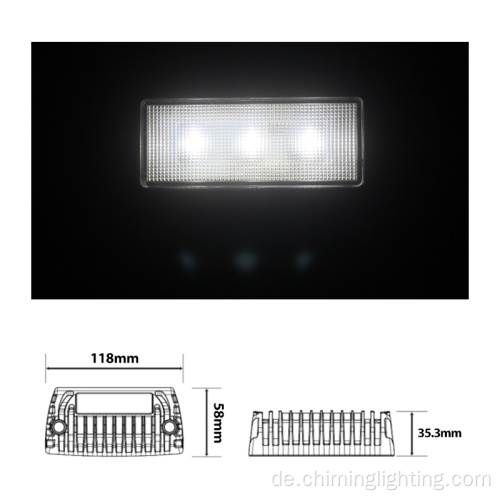 Ein Paar 18W Szene Arbeitslicht -Bar 1200LM LED -Arbeitslicht -LED -Beleuchtung für Lastwagen